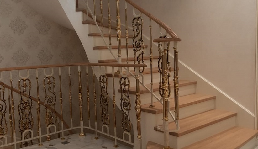 Дизайн лестниц с балясинами